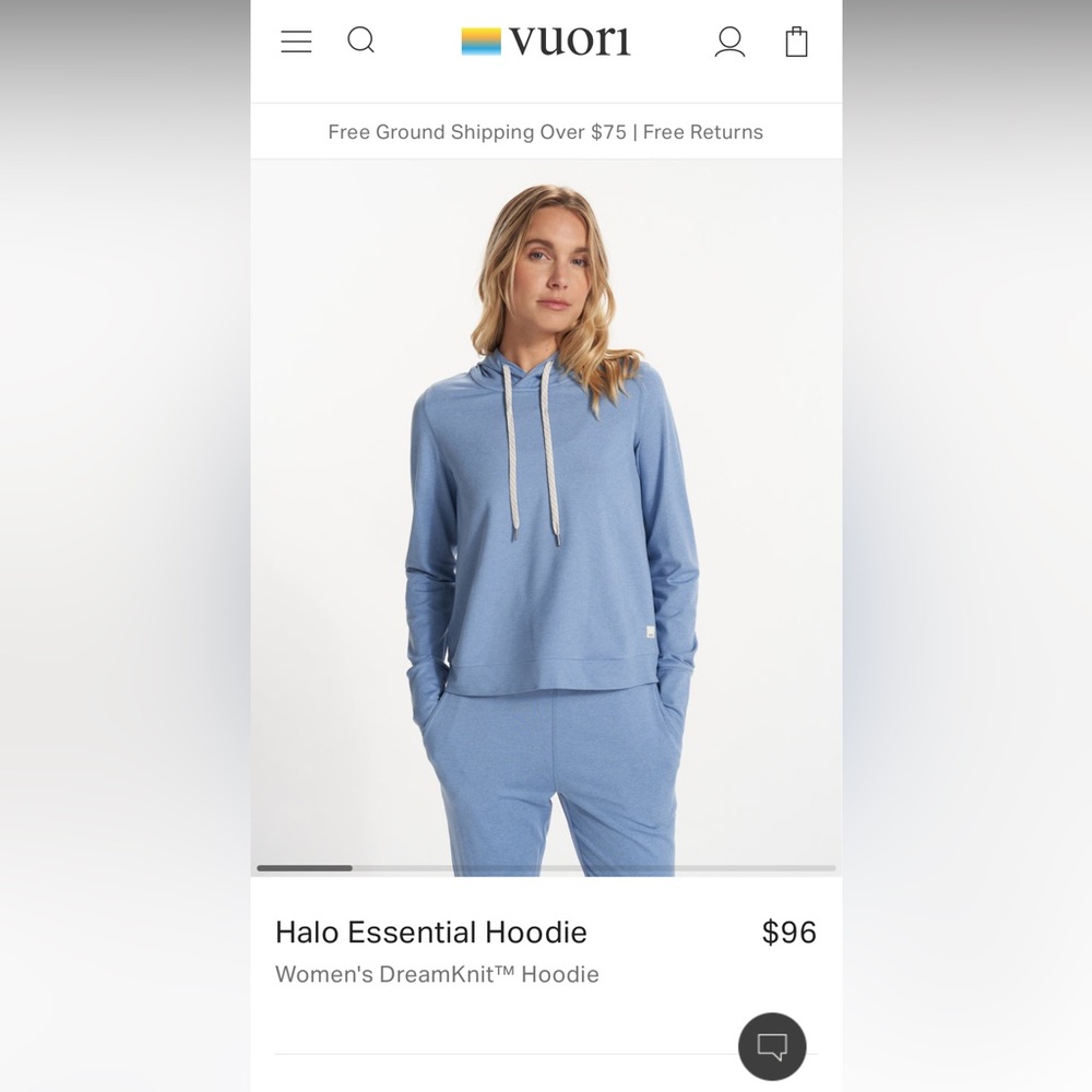 Vuori Halo Essential Hoodie